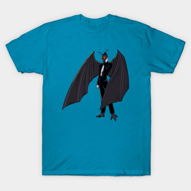 Handsome Mothman T-Shirt by svalencia1